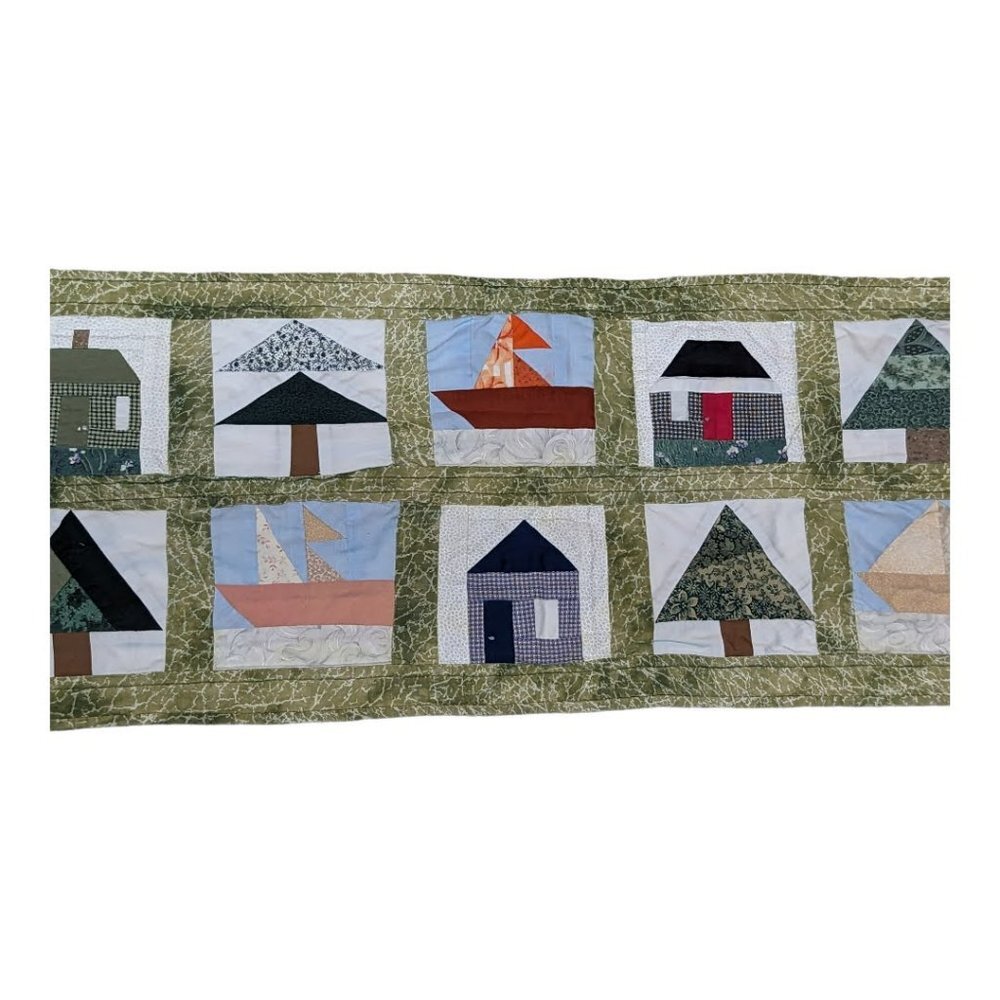Rustic Tree Table Runner 50" x 10" - Picture 4 of 8